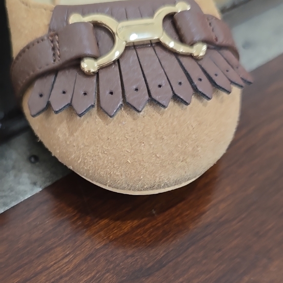 Janie and Jack Tan and Brown Flats - Picture 11 of 11